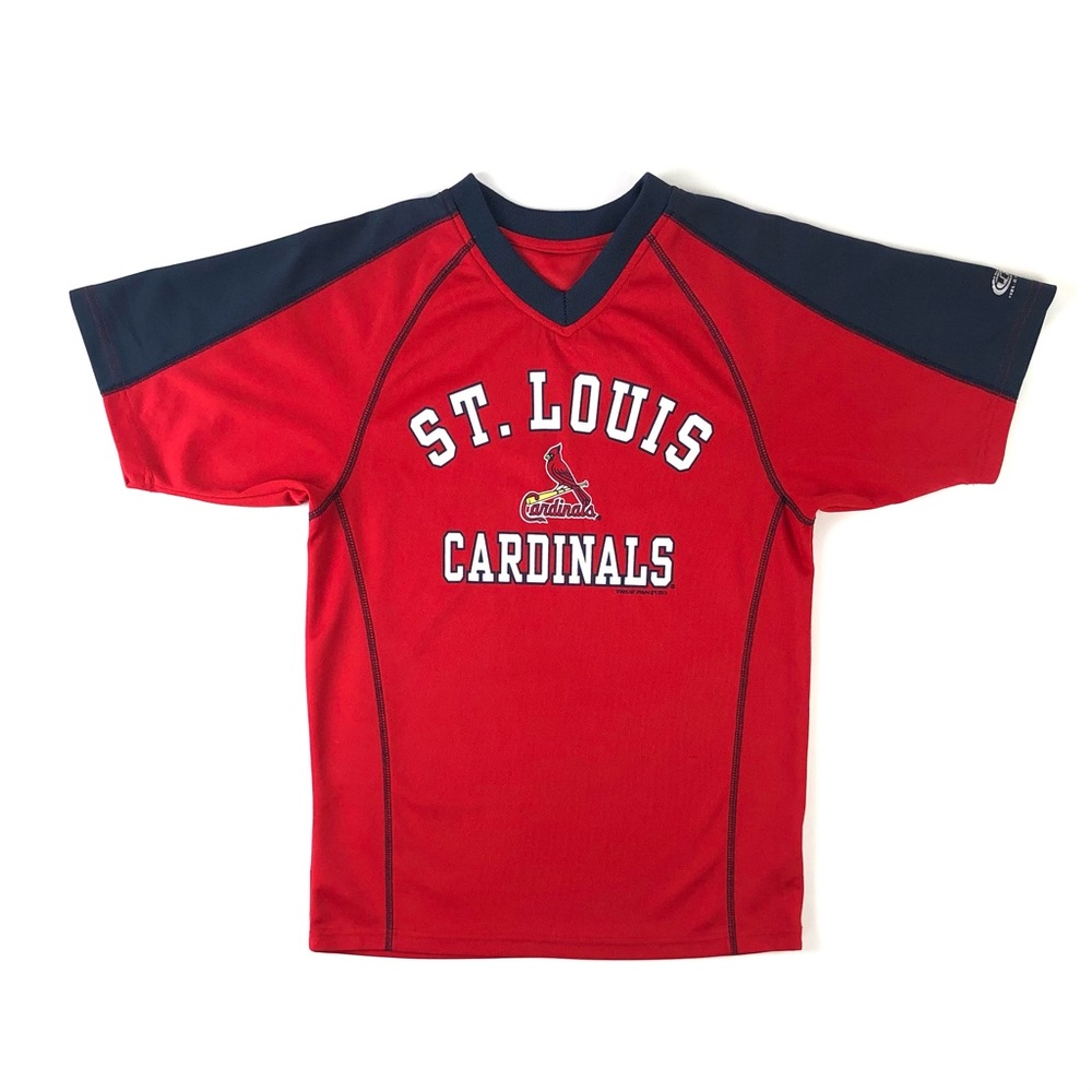 True Fan MLB St. Louis Cardinals Youth Jersey Tee